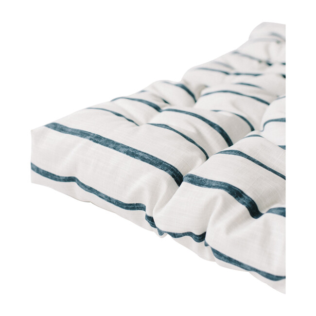 Padded Play Mattress, Blue Stripe