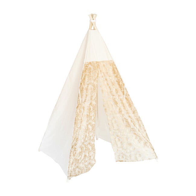 Elaine Play Tent, Gold Lace - Teepees - 1