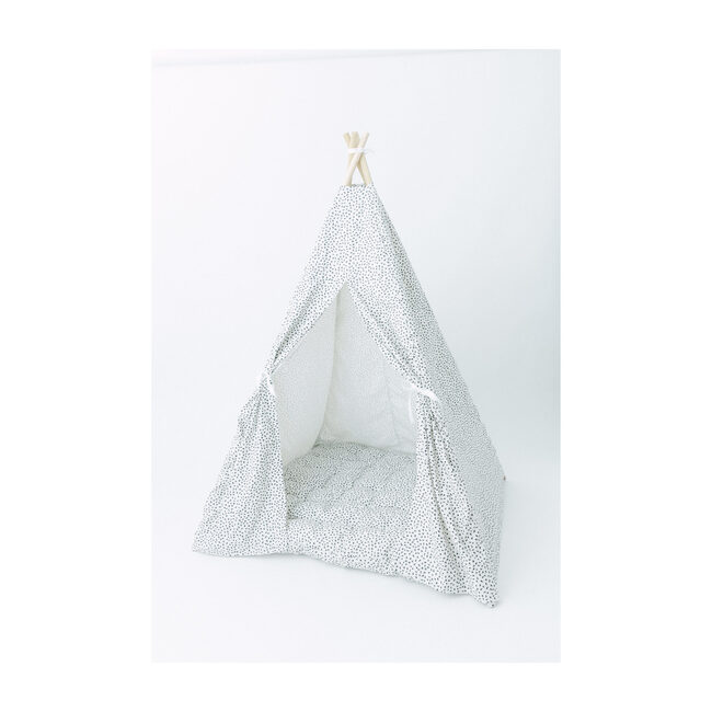 Anita Play Tent, White/Black Spot