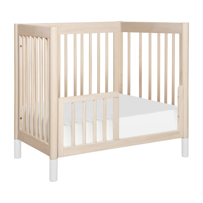 Gelato Mini Toddler Bed Conversion Kit, Washed Natural