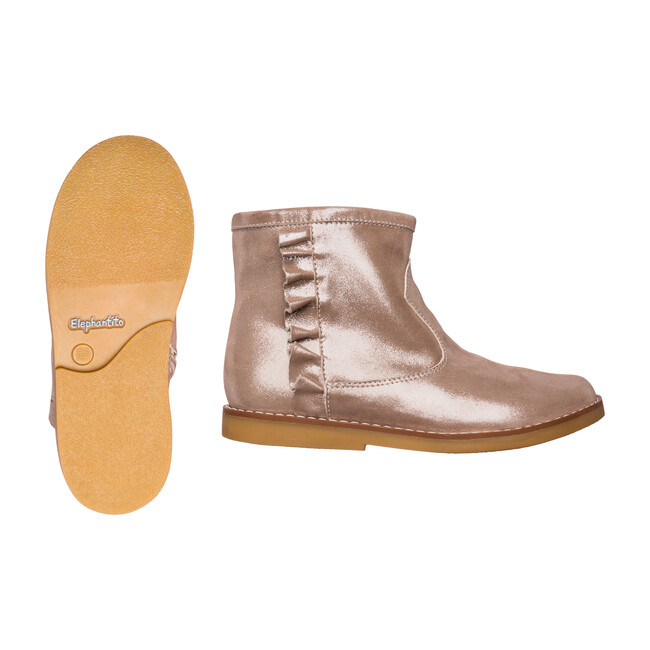 Bootie with Ruffle, Blush