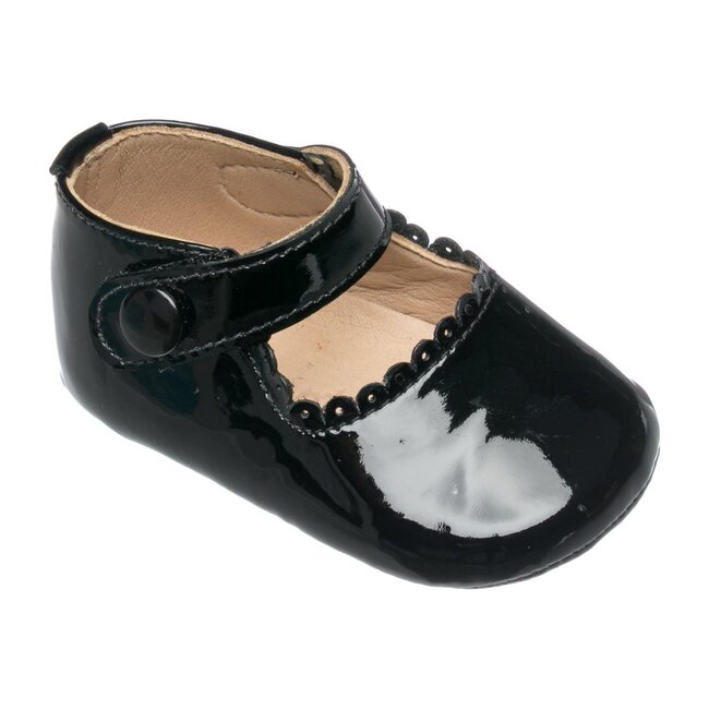 Baby Mary Jane, Patent Black Baby Girl Accessories Shoes & Booties
