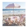 Premium Beach Umbrella, Lauren's Pink Stripe - Outdoor Home - 2