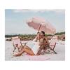 Premium Beach Umbrella, Lauren's Pink Stripe - Outdoor Home - 6