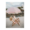 Premium Beach Umbrella, Lauren's Pink Stripe - Outdoor Home - 9