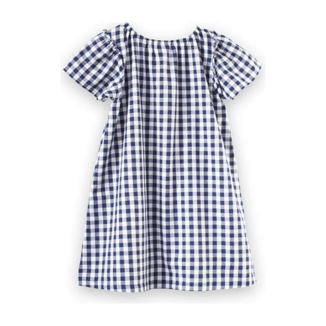 Verbena Dress, Navy Gingham