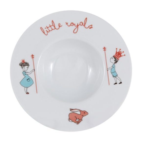Hand-Painted Calisson Little Royals Plate
