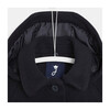 Faux Fur Collar Coat, Navy Blue