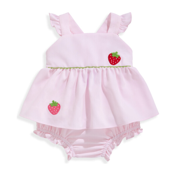 Sibby Bloomer Set, Pink - Baby Girl Clothing Tops - Maisonette