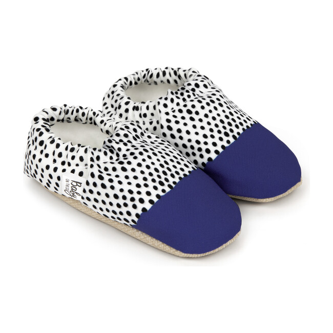 First Steps Slip-On, Polka Blue
