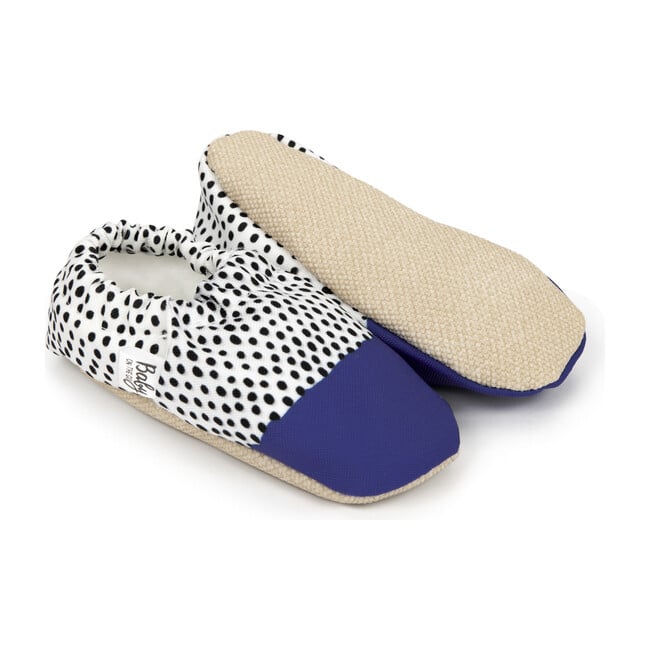 First Steps Slip-On, Polka Blue