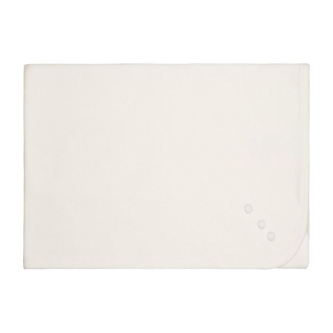 Organic Precious Blanket, Off-White - Blankets - 1