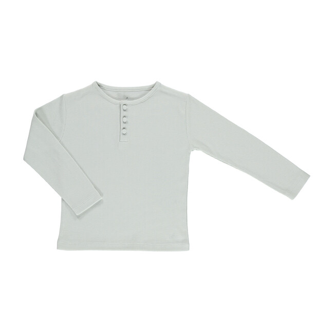 Organic Lumi Top, Feather Grey - Blouses - 1