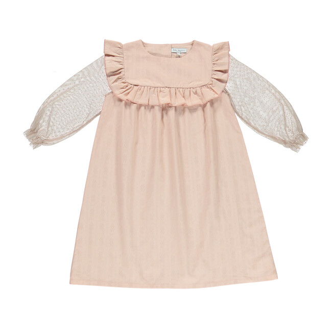 Organic Gabriella Dress, Cameo Pink - Dresses - 1