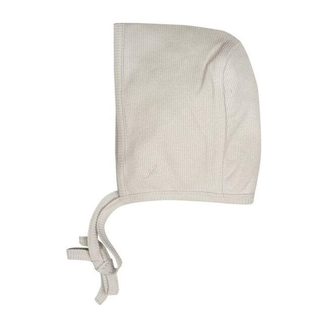 Organic Bebe Simple Bonnet, Feather Grey - Hats - 1