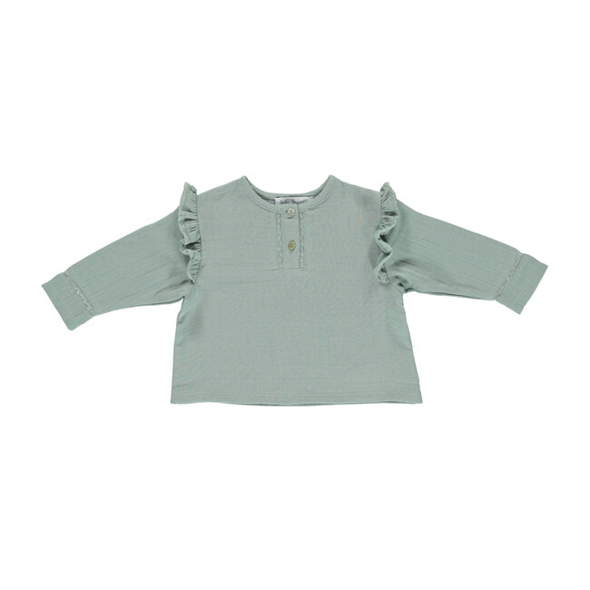 Organic Kaia Blouse, Slate Grey - Blouses - 1