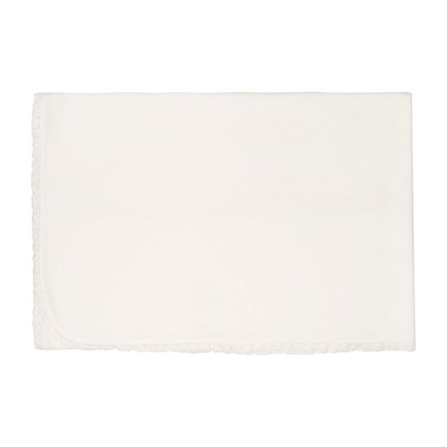 Organic Bebe Blanket, Off-White - Blankets - 1