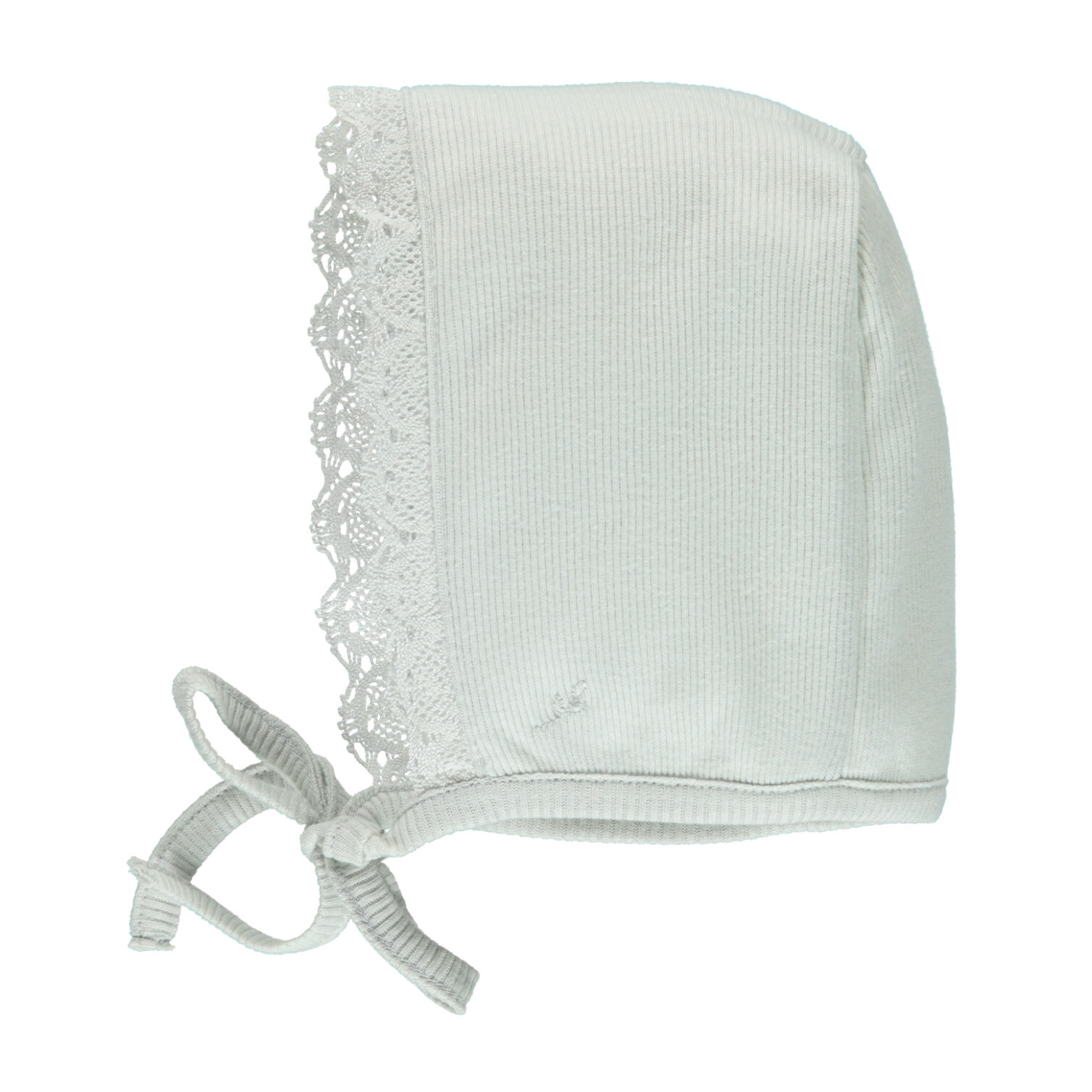 Organic Bebe Bonnet, Feather Grey