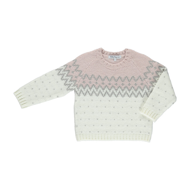Esper Jumper, Pink Nordic - Sweaters - 1