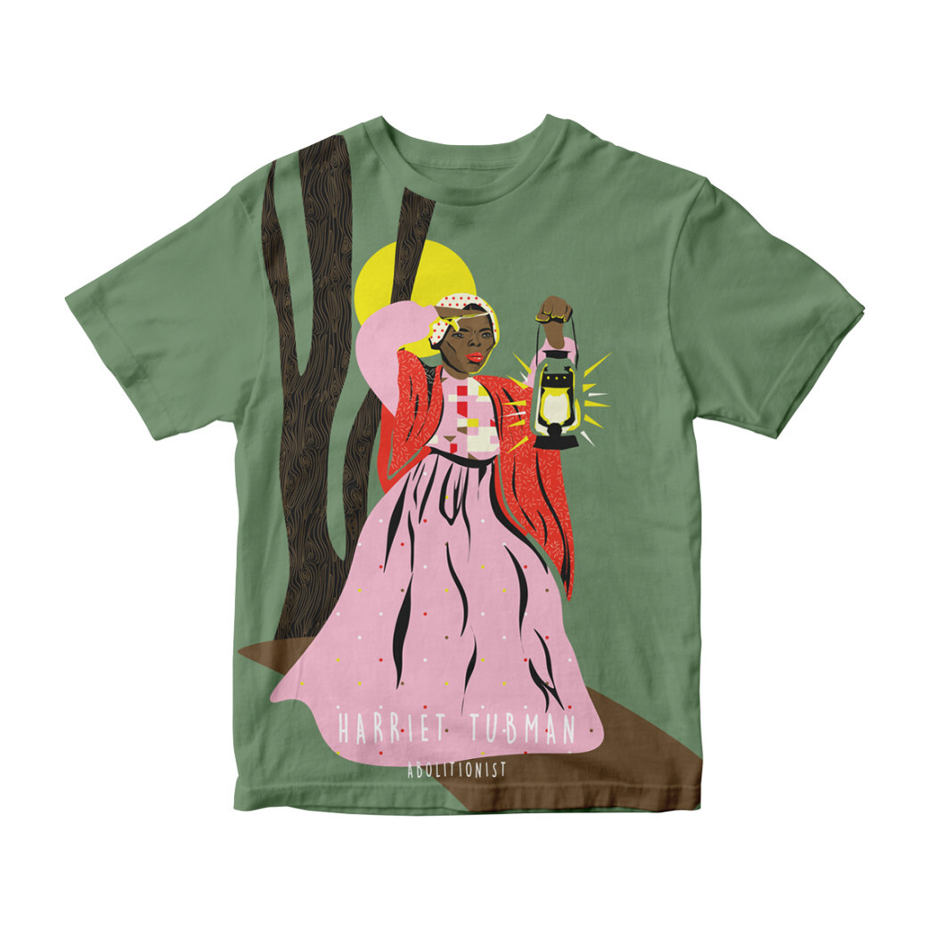 Harriet Tubman Trailblazer Tee, Olive