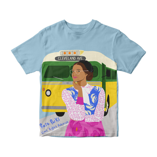 Rosa Parks Trailblazer Tee, Blue