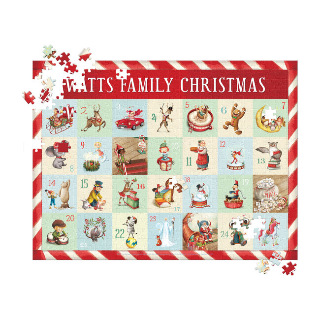 Countdown to Christmas 500-Piece Family Puzzle