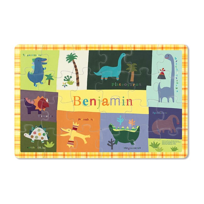 Dinosaurs 24-Piece Personalized Puzzle - Books - 1