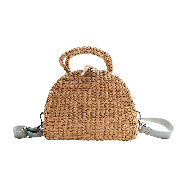 Mini Convertible Backpack, Dusty Blue - Bags - 1