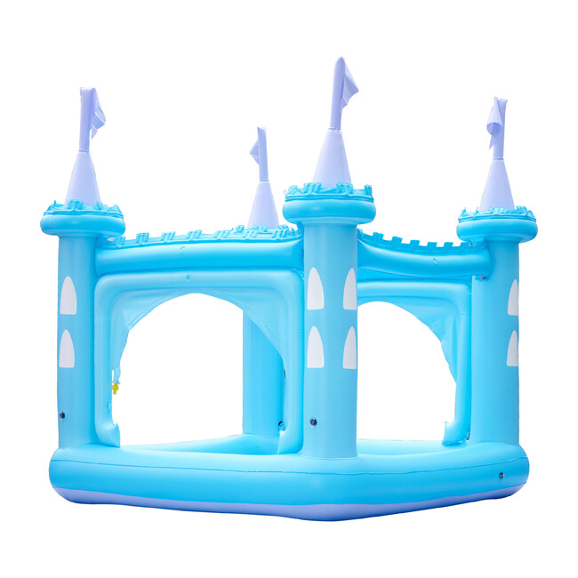 Water Fun Castle Inflatable Kiddie Pool, Blue