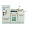 Little Chef Chelsea Modern Play Kitchen, Mint/Gold