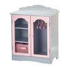 Polka Dots Princess 18" Doll Fancy Closet with 3 Hangers, Grey - Play ...