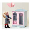 Polka Dots Princess 18" Doll Fancy Closet with 3 Hangers, Grey - Dolls - 2