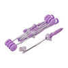 Baby Doll Stroller with Parasol, Purple/Stars - Dolls - 4