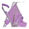 Baby Doll Stroller with Parasol, Purple/Stars - Dolls - 7