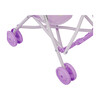 Baby Doll Stroller with Parasol, Purple/Stars - Dolls - 6