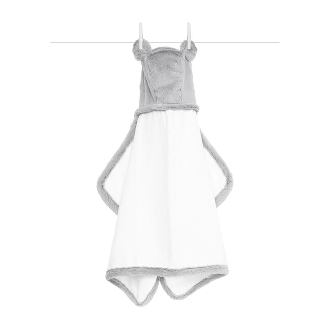 Luxe Baby Towel, Silver
