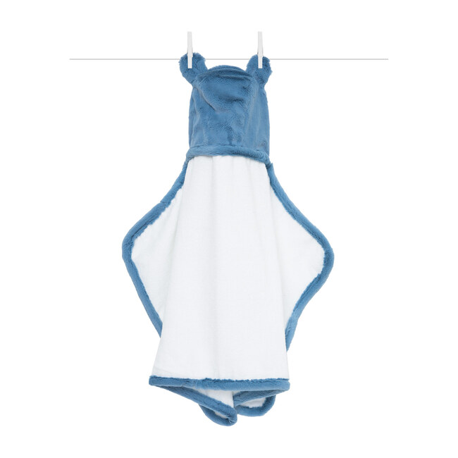 Luxe Baby Towel, Cornflower