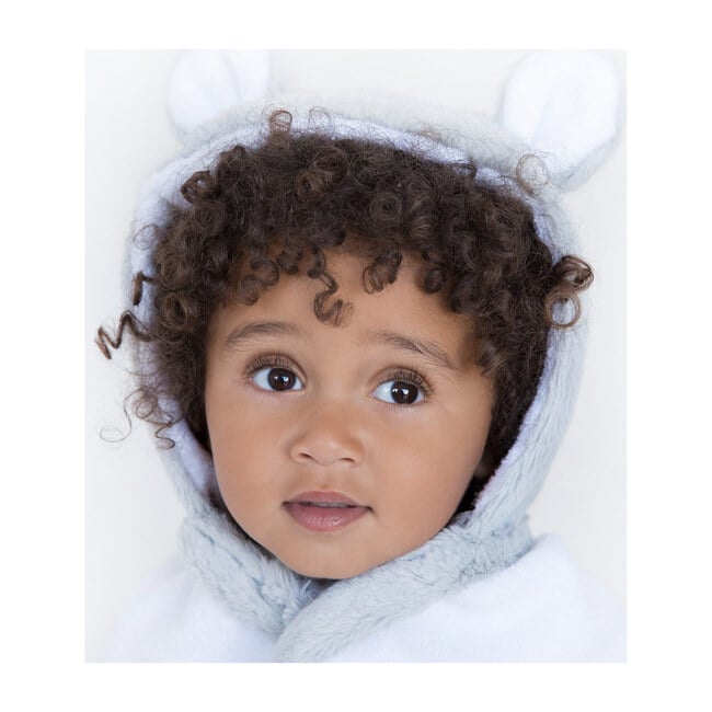 Luxe Baby Towel, Silver