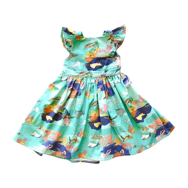 Ruffle Dress, Under the Sea - Dresses - 1