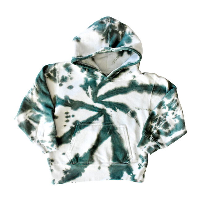 Youth Hoodie, Dark Green - Sweatshirts - 1