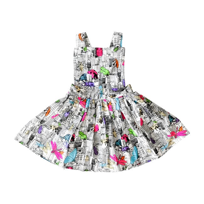 Pinafore Dress, Bug Invasion - Dresses - 1