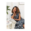 Women's Ruby Dress, Pansy Print - Dresses - 2