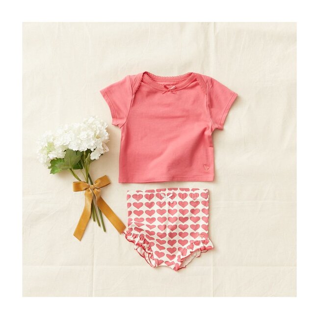 Organic Baby Tee, Rapture Rose