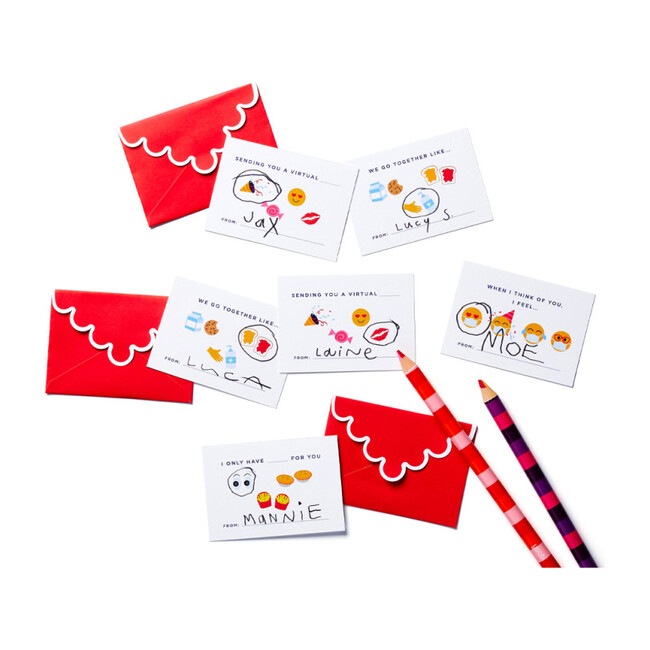 Emoji Embrace Valentine's Day Cards