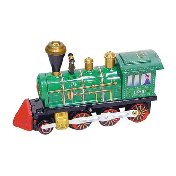 Locomotive Tin Toy, Green