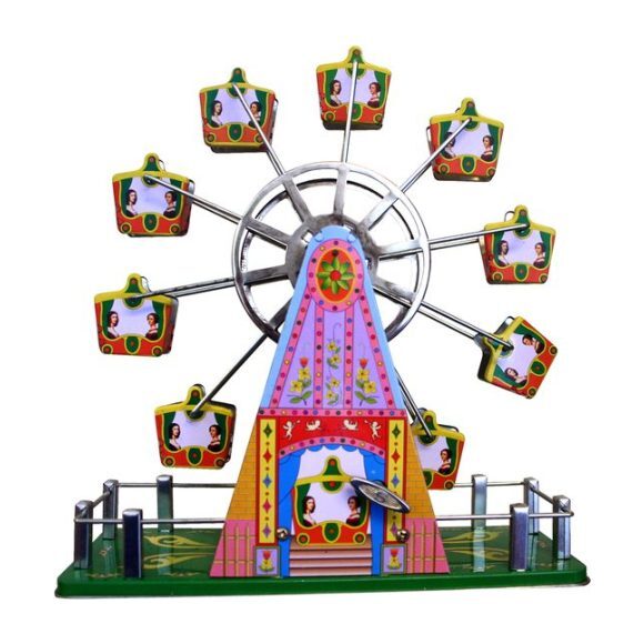 Musical Ferris Wheel Tin Toy, Multi