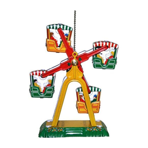 Ferris Wheel Tin Ornament, Multi