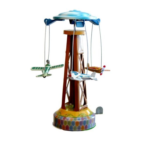 Merry-Go-Round Tin Toy, Multi
