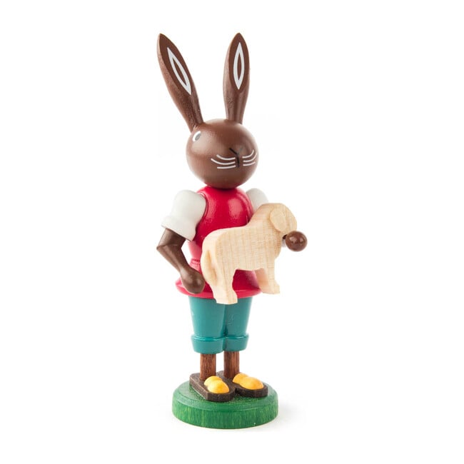 Easter Figure, Rabbit With Lamb