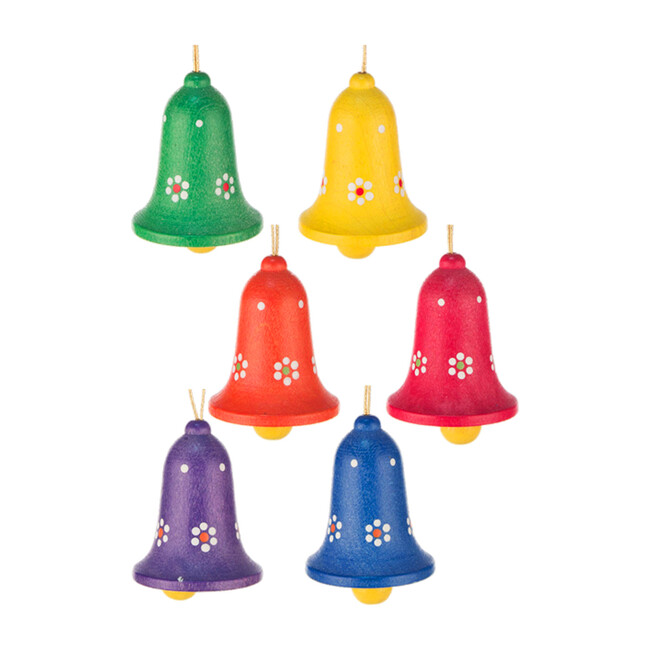 Set of 6 Easter Ornament, Bells